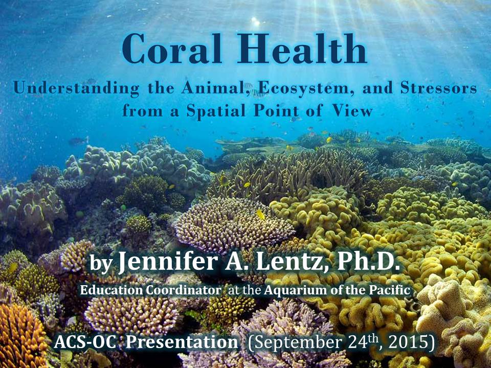 2015 Guest Lecture for the Orange Country American Cetacean Society (ACS-OC)